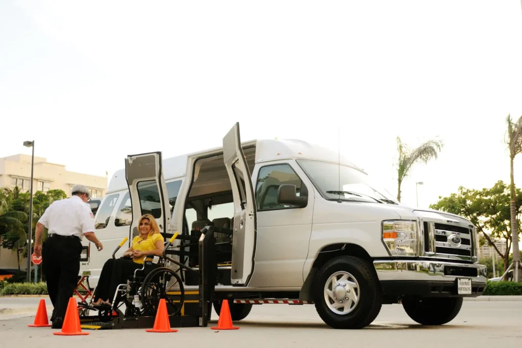 Student Transportation Services: Daily Routes vs. Chartered Trips 3 Wheelchair-accessible vehicle used for student transportation